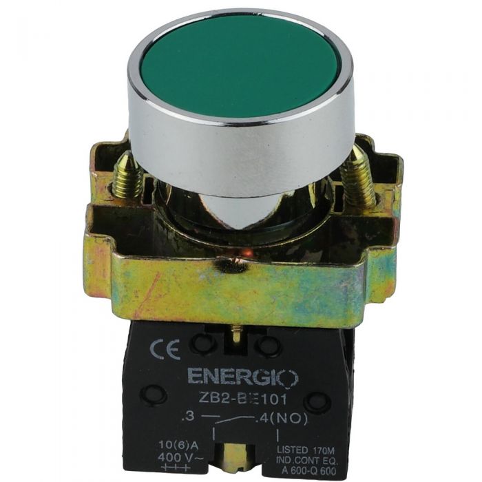 Кнопка ENERGIO XB2-BA31 ПУСК зеленая NO