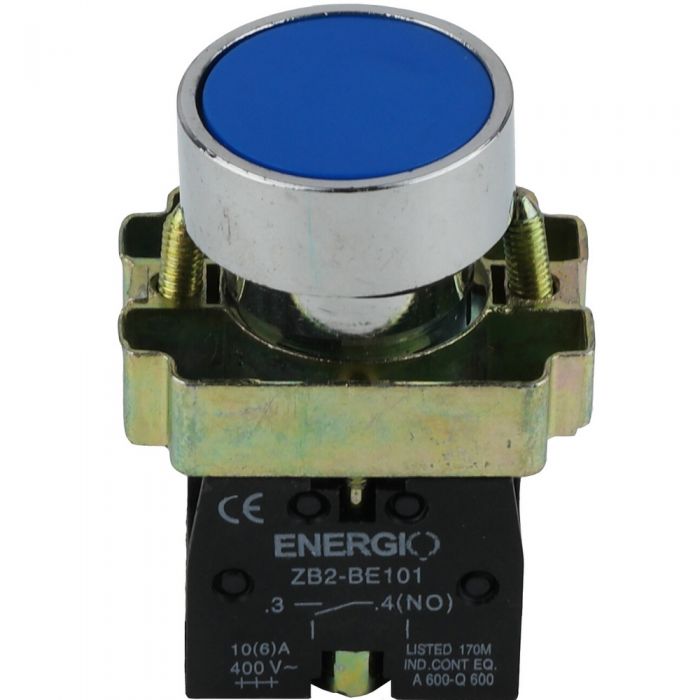 Кнопка ENERGIO XB2-BA61 ПУСК синяя NO