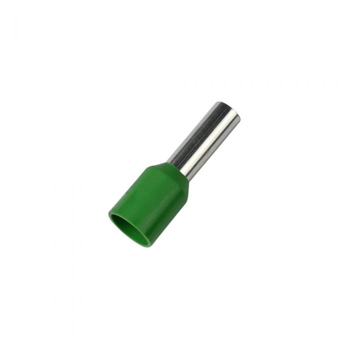 Наконечник изолированный втулочный ENERGIO E 4.0мм2 9мм зеленый (100шт)
